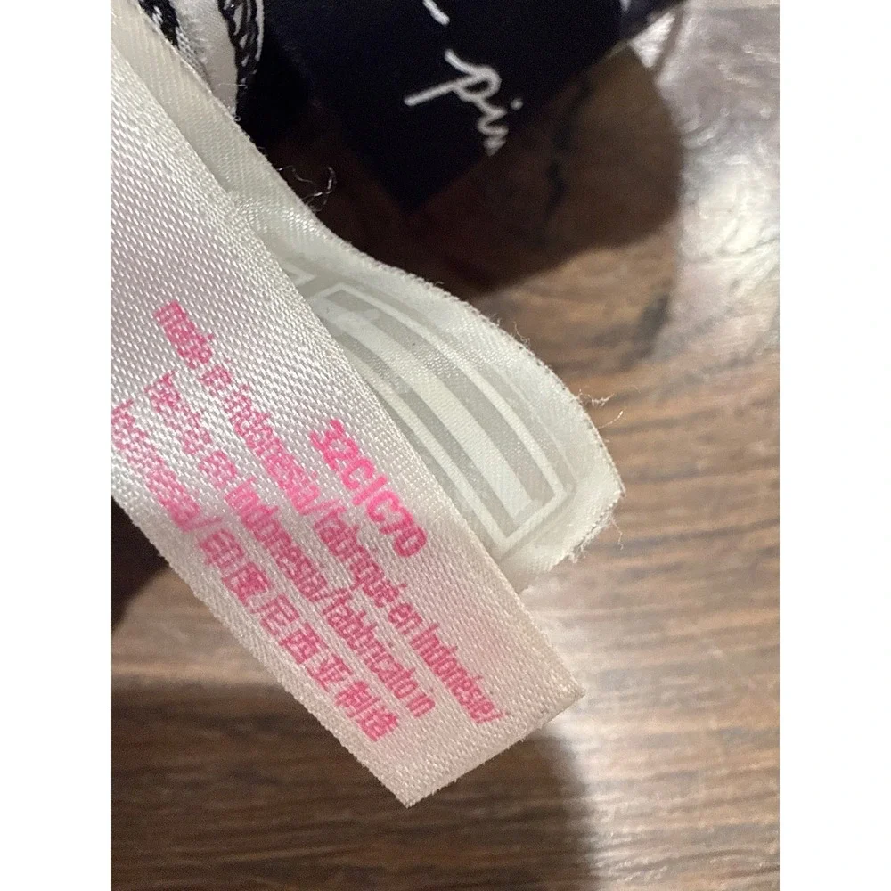 Victoria's Secret PINK Wear Everywhere Push-Up Bra 32C Tie Dye Pink‎ Black White